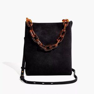 Madewell The Slim Brooklyn Crossbody Bag in Suede: Chain Handle Edition